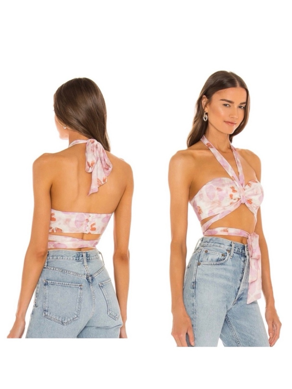 House of Harlow 1960 x Sophia Richie Tammy Strapless Top